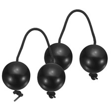 2Pcs Kashaka Shaker Instrument for Parties Performances, Black