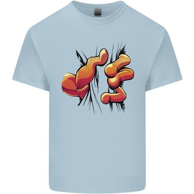 Frog Hand Scrunching Graphic Kinder T-Shirt Gildan Softstyle 64000b