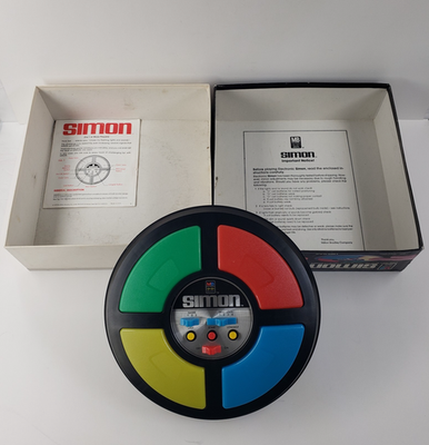 #ad REFERBISHED 1978 VTG Simon Says Game Milton Bradley Original Box Working Video $79.87