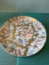 Vintage *Toyo*Golden Blossom*HF*Hand Painted*Display Plate