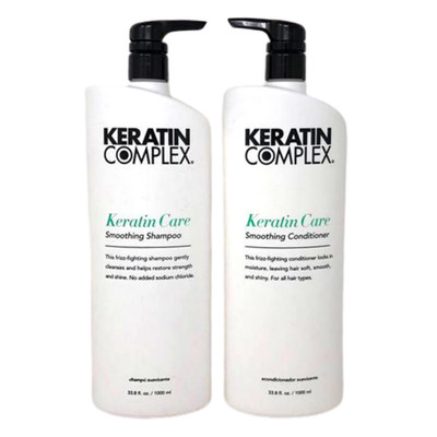 Keratin Complex Care Smoothing Shampoo and Conditioner 33.8 oz NEW PACKAGE
