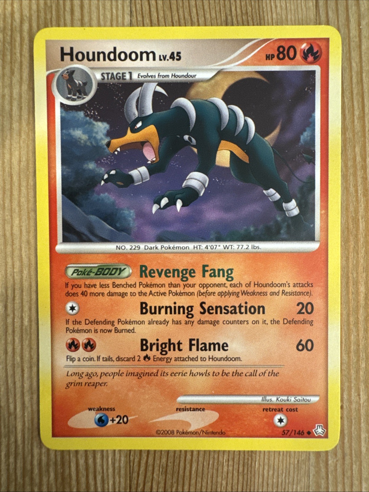 Houndoom 57/146 Legends Awakened Regular Pokemon NM