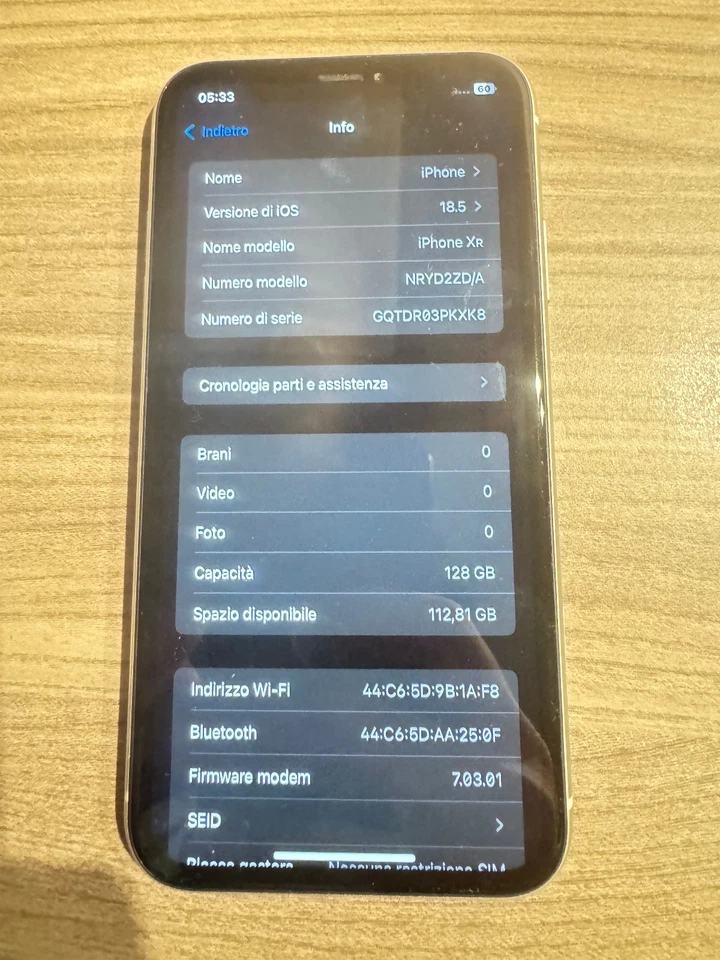 Apple iPhone XR - 128GB - Bianco - Immagine 2 di 4