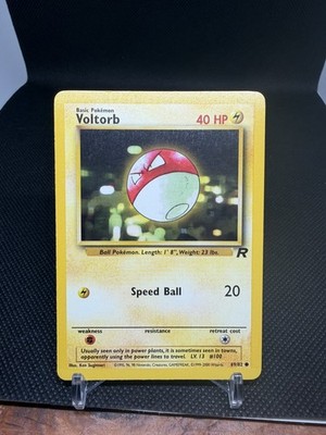Pokemon: Voltorb #69/82 Team Rocket 2000 WOTC Vintage Non-holo - NM / LP - L12
