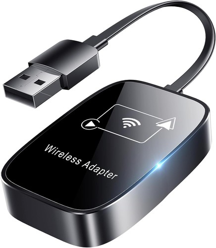 Omeyo Wireless CarPlay Adapter für Apple, konvertiert kabelgebundenes CarPlay in kabelloses Auto - Bild 1 von 6
