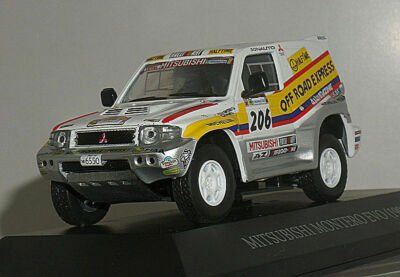 Miniature 1/43eme Paris-Dakar Mitsubishi pajero 1985 - Collection