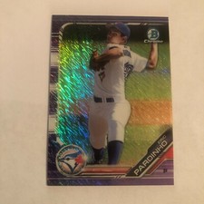 2019 Bowman Chrome Prospects Purple Shimmer Refractors #BCP166 Eric Pardinho