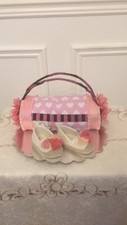 Purse baby shower diaper cakes