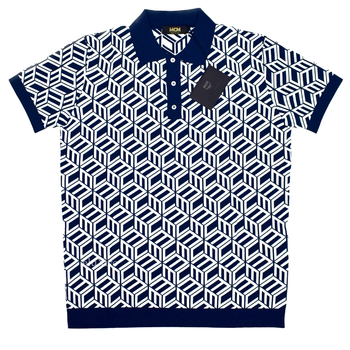 Louis Vuitton Allover Monogram Navy Polo