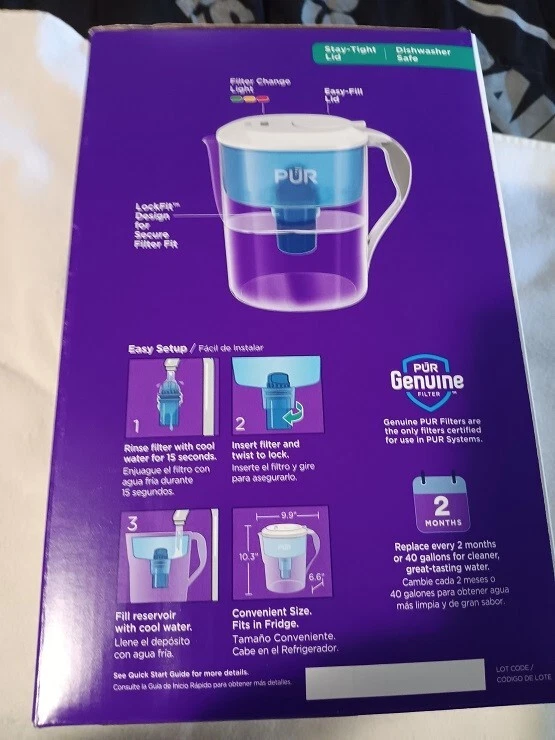 PUR Water Pitcher & Dispenser Genuine PUR with 1 Filter - Image 4 of 4