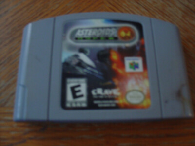 Asteroids Hyper 64 (Nintendo 64, 1999) AUTHENTIC N64 TESTED WORKS Fast Ship