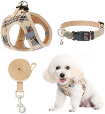 Puppy Harness Small Dog Collar  Leash Mesh Padded Adjustable Dog Vest No Pull