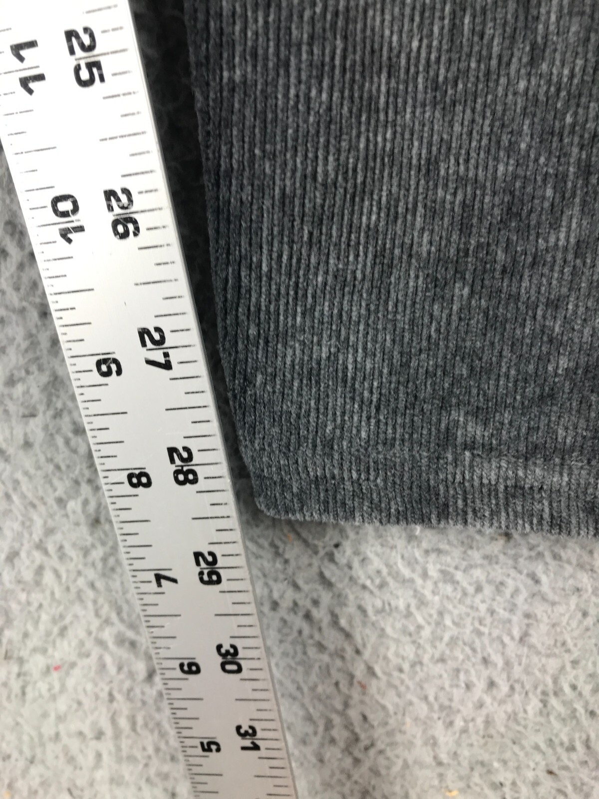 MK Michael Kors Womens Low Rise Skinny Gray Corduroy Pull On Jeans Size XS 26X28 image 4
