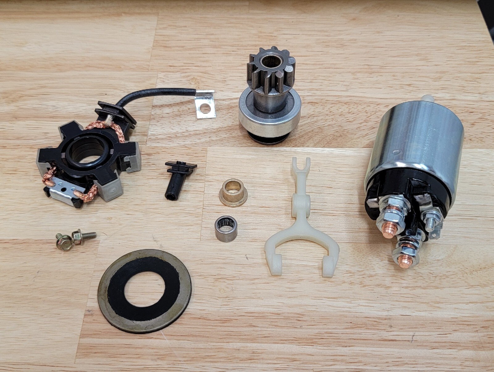 KOHLER STARTER REBUILD KIT CCW 10T DELCO SD80 2509808S CUB CADET TORO