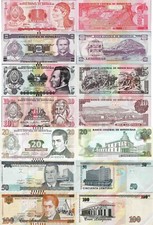 Honduras Set 7 Piezas 1+2+5+10+20+50+100 Lempiras - Pick 95-102 UNC Años Aleatorios