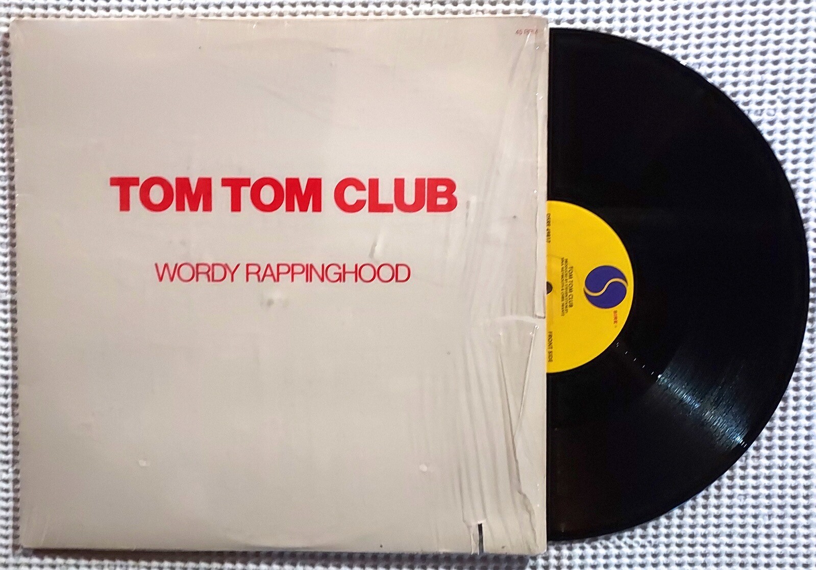 TOM TOM CLUB Wordy Rappinghood Orig '81 SIRE 12" Talking Heads Shrink