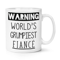 Warnung World's Grumpiest Verlobte 284Ml Becher Tasse MüRrisch Toll Best Lustig