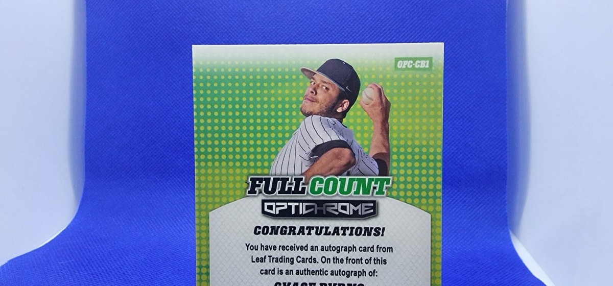 2023 Leaf Eclectic Chase Burns chrome full count Auto # 9/10 | eBay