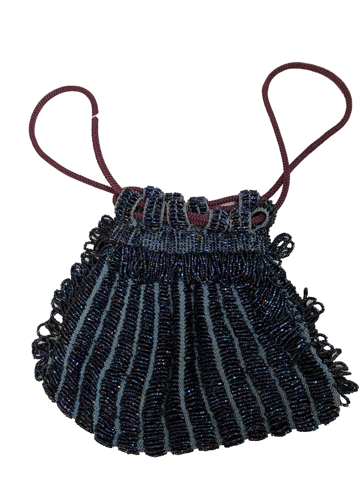 Drawstring Beaded Vintage 1920s Decade