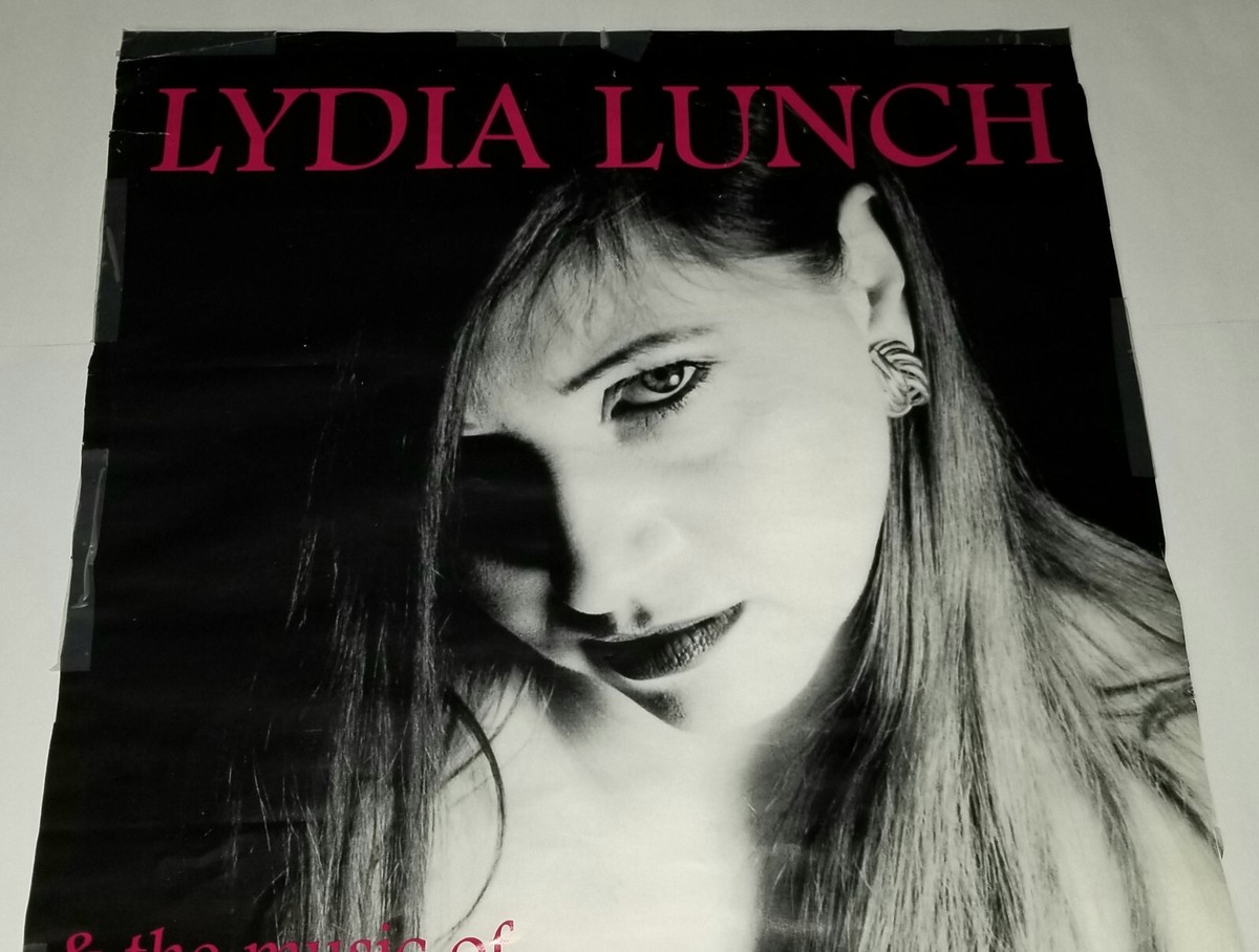 LYDIA LUNCH CONCERT POSTER NEW WAVE PUNK ROCK STREET FLYER