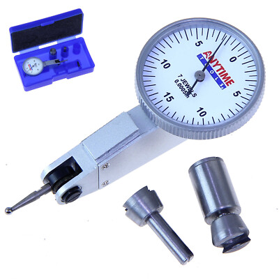 Test Indicator Dial .03/.0005'' 0-15-0 Pro Grade Precision 7 Jewels Anytime Tools