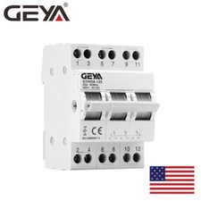 GEYA Manual Changeover Dual Power Transfer Switch 3P 63A 400V For Grid&Generator