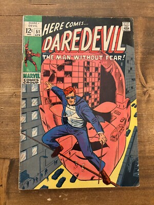 Daredevil #51 - 1969 - John Romita Cover Art