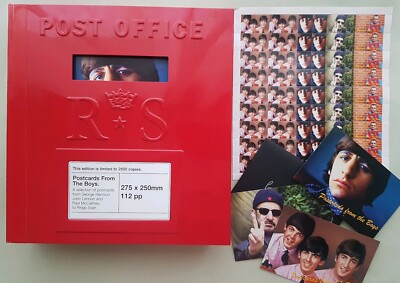 SIGNED Ringo Starr Genesis Publications book Postcards from the