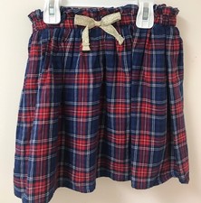 OshKosh B'gosh Girl's Twill Plaid Skirt - NWT 