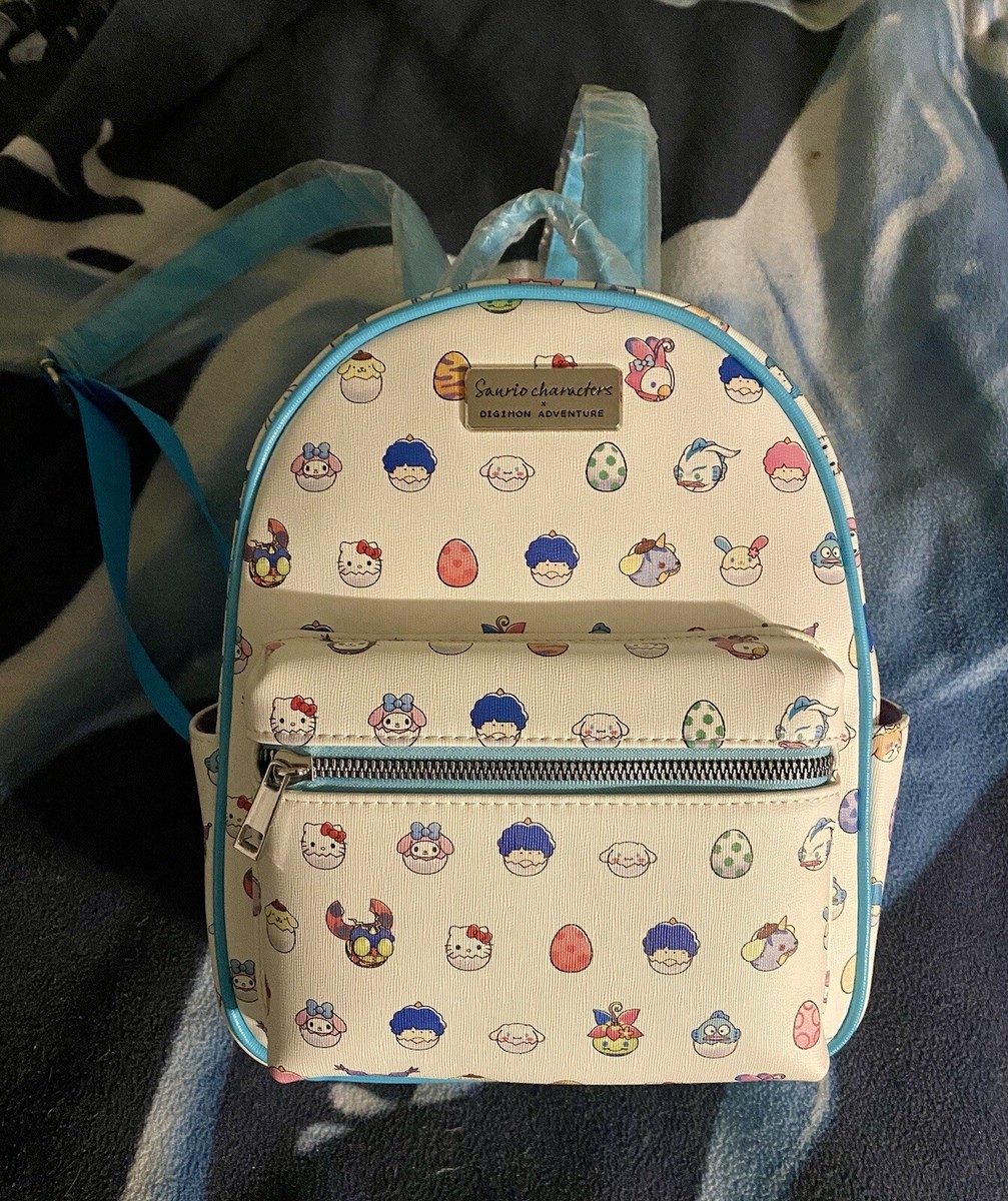Sanrio Digimon Adventure crossover Bioworld Mini Backpack NEW RARE