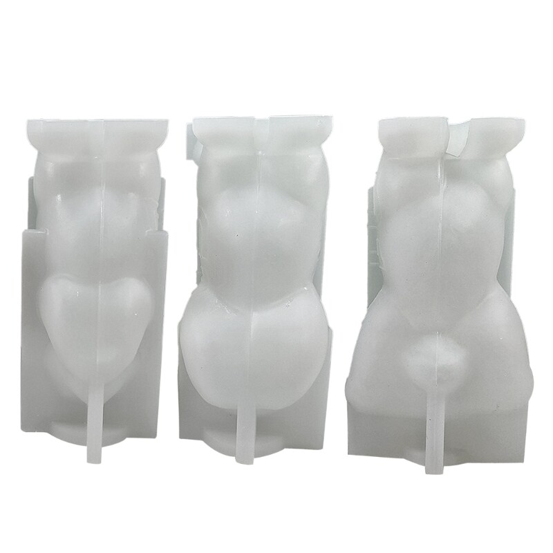3D Standing Silicone Mould Animal Soap Resin Making Mold