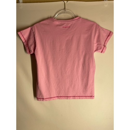 Camiseta Desigual Rosa Pantera Lentejuelas Manga Corta Talla 11/12 Niños Niñas Nueva Sin Etiquetas - Imagen 6 de 6