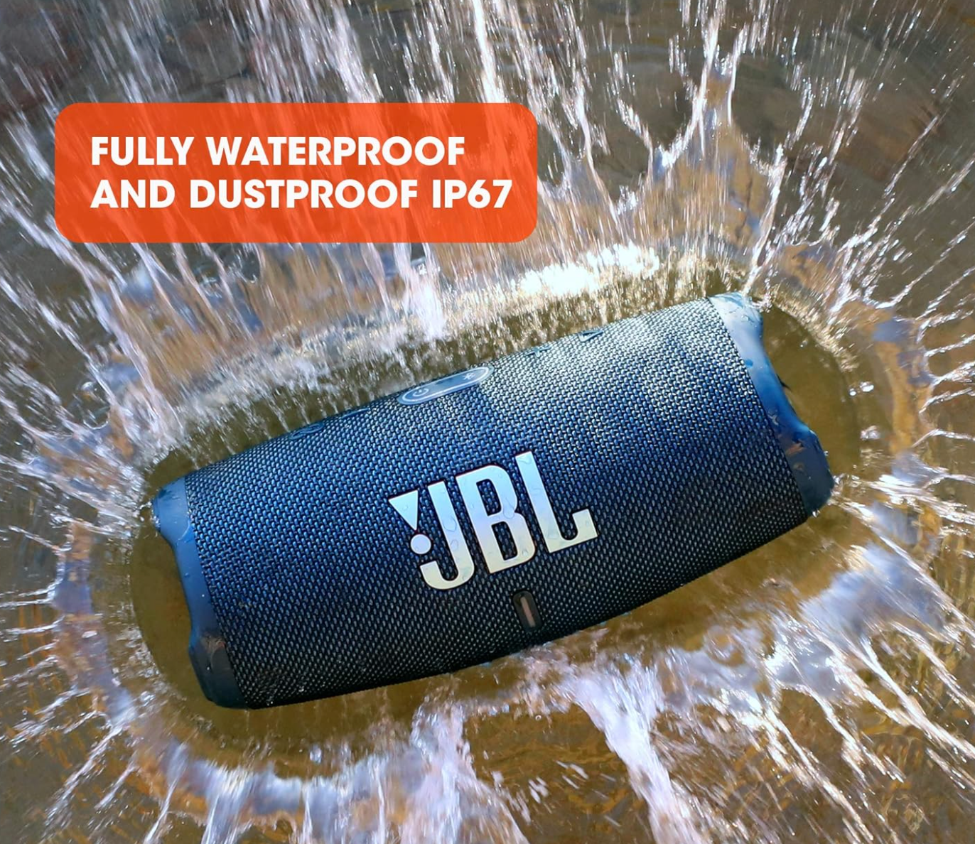 JBL Charge 5 Portable Speaker System - Black