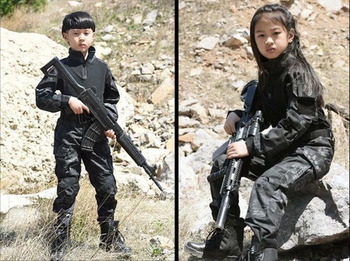 US Army Kids Tactical Shirt Pants Uniform Boys Girls Military Combat Camo Casual - Picture 48 of 51