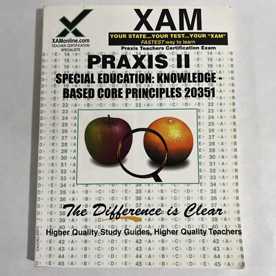 Praxis Special Education  Knowledge-Based Core Principles 20351  C2007