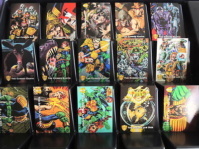 JUDGE DREDD THE CURSED EARTH BASE SET OF 90 NON SPORT TRADING