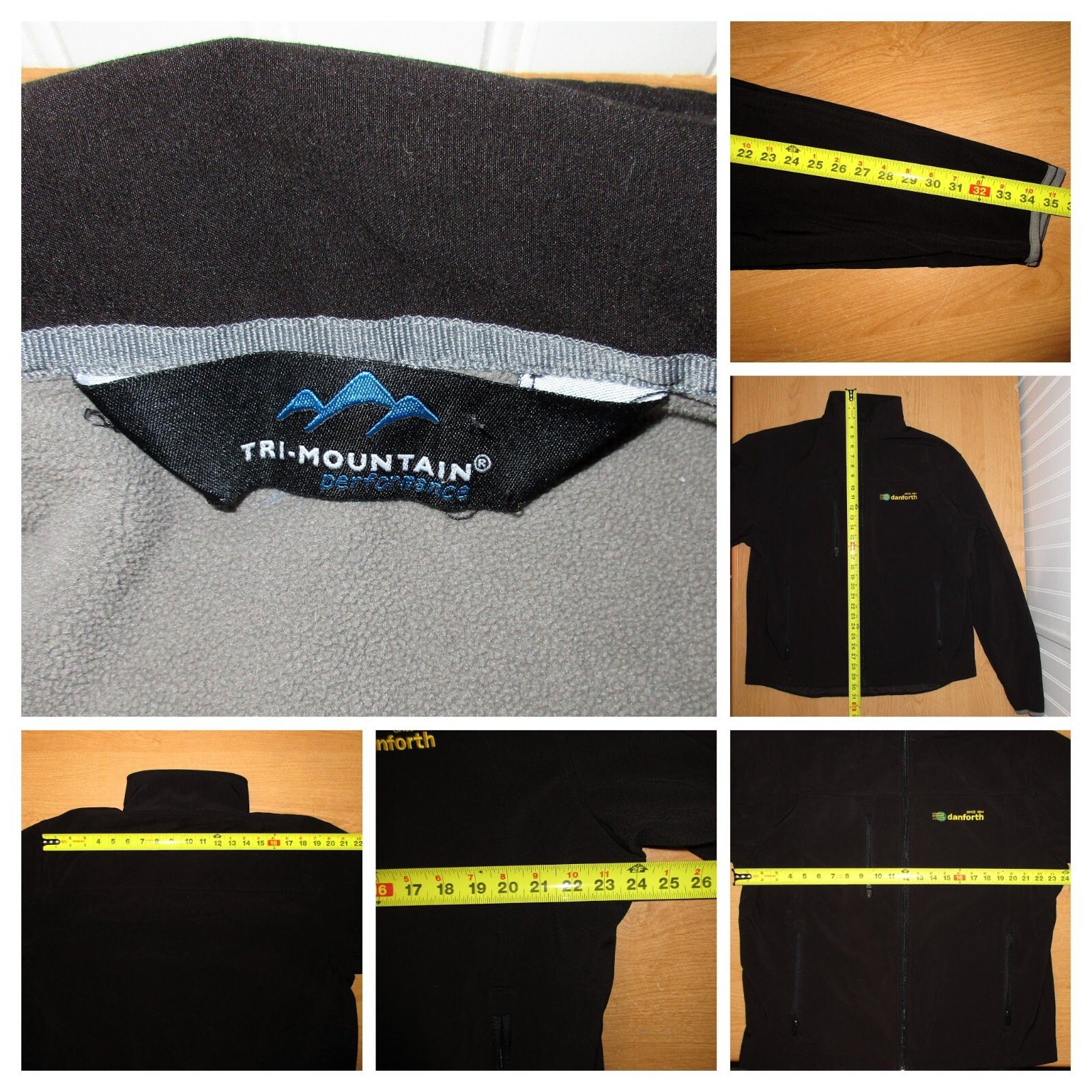 Men's Danforth Logo Black Jacket ZIP-POCKETS Stre… - image 5