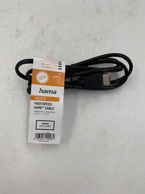 hama - High Speed HDMI Cable 1,5m - 00 200930