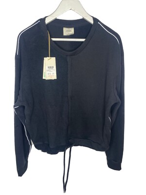 Maaji Womens Sweatshirt Black Large $107