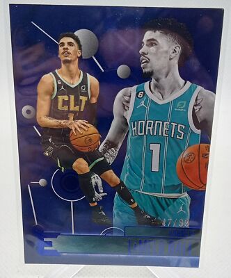 2022-23 Panini Chronicles Essentials #225 LaMelo Ball Blue #/99