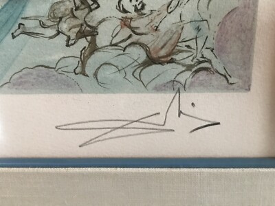 Salvador Dali Signed ARTIST PROOF 