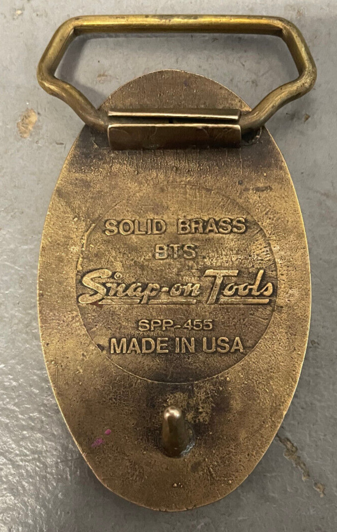 Snap-On Belt Buckle Brass - SPP-455 View 2