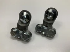 (2) Side Post Auto Truck Battery Terminals For 6 To 1 Gauges Wire Clamp