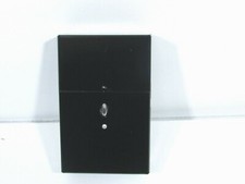 Cigarette Tobacco Cigar Case Holder Aluminum Container Pack SHORT NEW BLACK
