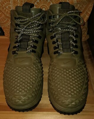 NIKE LF1 Lunar Air Force 1 Medium Olive Green Men's US #15. Fast Shipping .