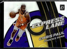 2021-22 Donruss Optic #9 Chris Paul Express Lane Purple Prizm Phoenix Suns