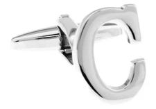 Letter C Pair of Cufflinks