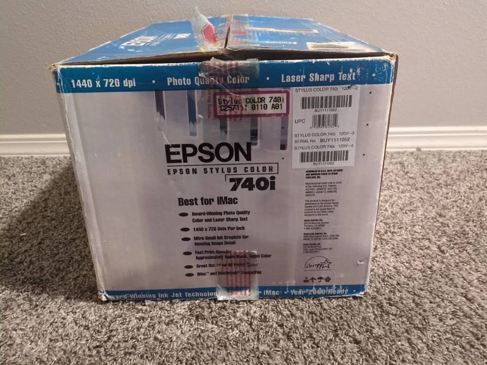 Epson Stylus Color 740i Printer New Open Box - Image 2 of 4