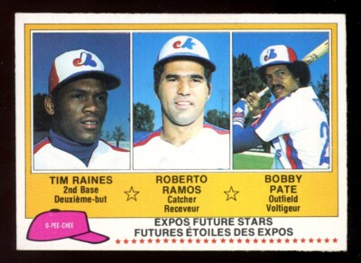1981 TOPPS OPC O pee Chee #136 Tim Raines HOF Rookie Montreal Expos RC ...