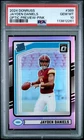 2024 Panini Donruss - Jayden Daniels #389 Optic Preview Pink Prizm PSA 10